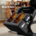 thumbnail image 6 of BILITOK Zero Gravity Full Body Massage Chair Recliner Includes Heating, Airbags, Bluetooth Speaker, Foot Roller, and Touch Screen Gold, 6 of 8