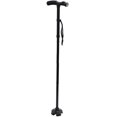 thumbnail image 1 of Bangcool Magic Folding LED Safety Walking Stick 5 Head Pivoting Old men crutch, 1 of 4