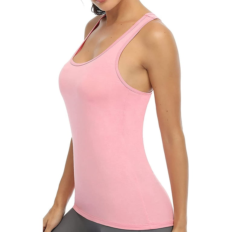 Workout Tank Tops for Women Athletic Yoga Tops Racerback Tanks Gym Exercise  Shirts Activewear Pack