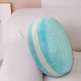 thumbnail image 2 of Mainstays Plush Macaron Shaped Throw Pillow, 12" Round, Teal, 2 of 5
