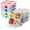 8pack(4colour), variant on KALAKALA 4 Pack Bento Snack Containers Set, 4 Compartment Food Storage Containers ,Wheat Straw Meal Prep Lunch Box ,Plastic Food Storage container, Microwave and Dishwasher Safe (4colour)