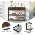 thumbnail image 4 of Credenza de Recibidor, Mesa de Entrada con Cajon y 3 Repisa, Estante Organizador de Recibidor Modernas, Credenzas Decorativa para Sala, Recámara, Comedor, 4 of 4
