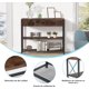 thumbnail image 4 of Credenza de Recibidor, Mesa de Entrada con Cajon y 3 Repisa, Estante Organizador de Recibidor Modernas, Credenzas Decorativa para Sala, Recámara, Comedor, 4 of 4