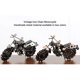 thumbnail image 5 of Toystoory Modelo de motocicleta, adorno decorativo de Metal de hierro para motocicleta, escultura temática, de vehículo, estatua en miniatura Artesanía Gris-plata Toystoory HA074892-02, 5 of 6