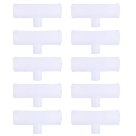 30pcs Plastic Tee Water Bird Drinker Tee Fittings Waterer Supplies