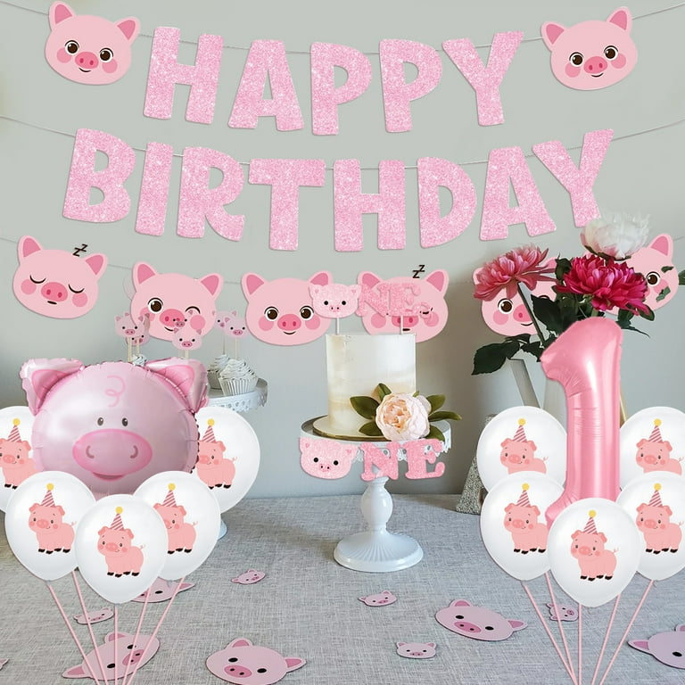 Pig Birthday Party Favors for Girls, Art Party Activities, Farm