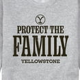 thumbnail image 3 of Yellowstone - We Are Family Y Brand - Men's Crew Neck Fleece Pullover, 3 of 6