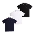 thumbnail image 1 of Set De 3 Playeras Cuello Polo Lisa Quarry, 1 of 7
