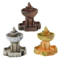 thumbnail image 6 of Clispeed 3Pcs Fountain Table Decor Miniature Resin Fountain Assorted Color Bonsai Craft Outdoor Use, 6 of 7