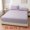 39.0"x74.8" Purple, variant on Unique Bargains Fitted Cotton Bed Sheets Breathable for All Seasons 39.0"x74.8" Blue