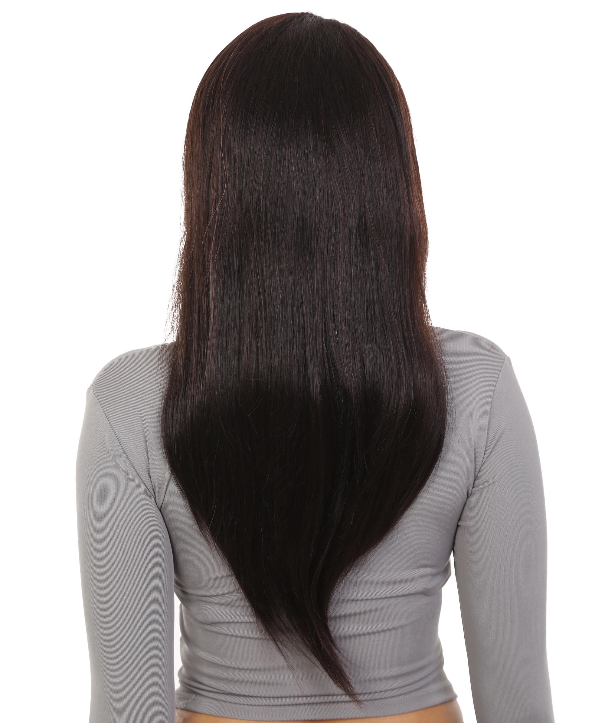 LUXLUXE Dana 21" 100% Human Hair Lace Front Wig with 3.5x13-inch HD Lace, Heat-styleable Human Hair, (NATURAL)