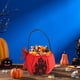 thumbnail image 4 of Bolsa de dulces de Halloween con moño de casa roja, moño, bolsa de calabaza, portátil, regalo para niños, 4 of 6