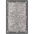thumbnail image 2 of Safavieh Chelsea Doriane Bordered Wool Area Rug, White/Black, 3'9" x 5'9", 2 of 10