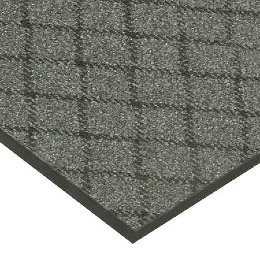 NOTRAX 109S0036CH Carpeted Entrance Mat,Charcoal,3ft.x6ft. 
