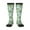 3 Black, variant on Chicken Laying Eggs print thigh-high socks, crafted for both men and women with a stretchy, high-opaque design perfect for daily wear