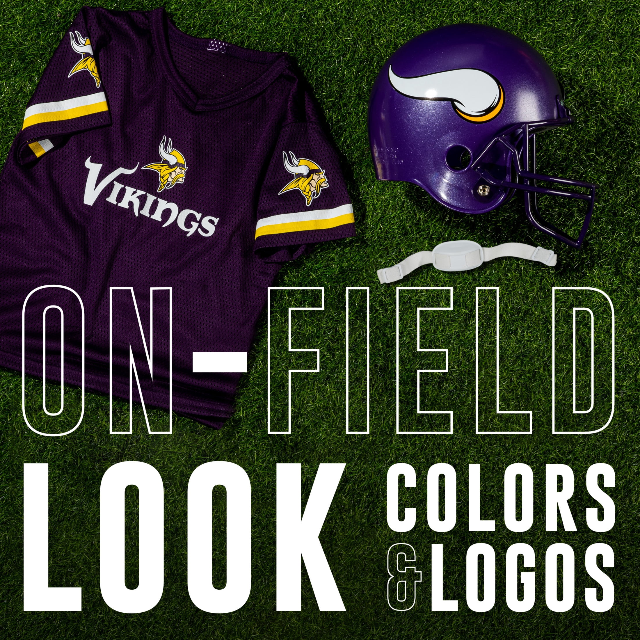 Franklin Sports Minnesota Vikings Kids NFL Uniform Set - Youth NFL Team Jersey, Helmet + Apparel Costume - Official NFL Gear -Youth Medium