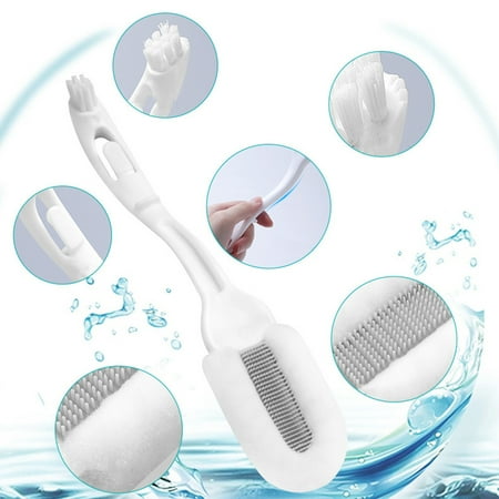 

Beechoice Professional Cleaning Shoe Brush Multifunctional Long Handle Shoe Brush Cleaner Hangable Soft Bristle Shoes Cleaning Scrubber
