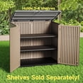 thumbnail image 6 of ADDOK 1 Piece Metal Laminate Shelf Easy Installed, Durable Shelving Board for Storage Shed Unit (51”x13”x1”), 6 of 7
