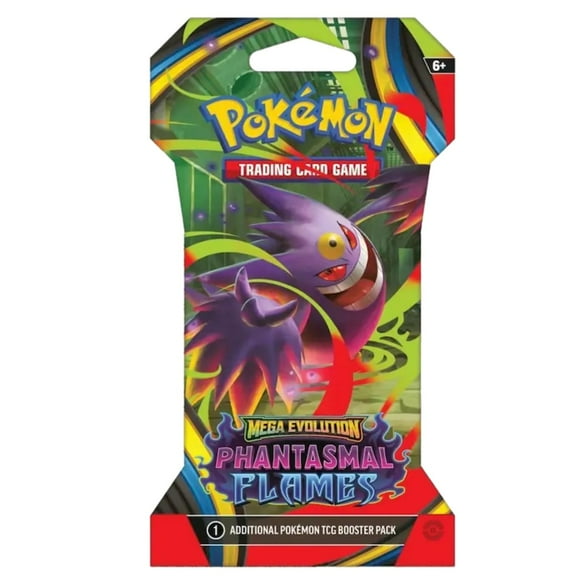 Pokemon ME2 Phantasmal Flames Sleeved Booster Pack  Mega Gengar