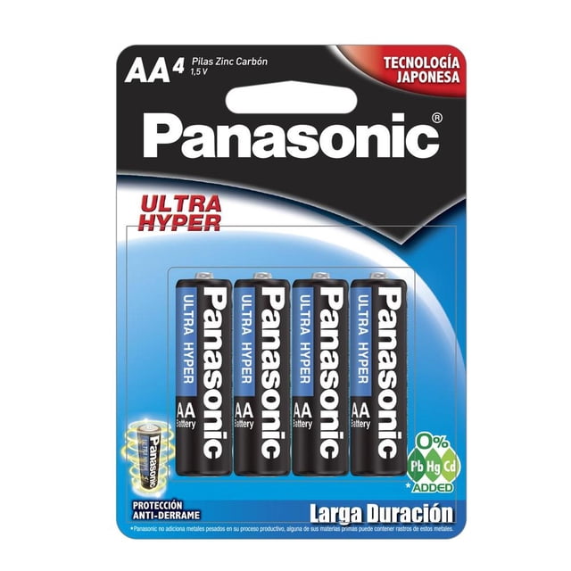 Pila Panasonic Carbon Zinc Azul AA 4 Unidades 1.5V