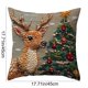thumbnail image 3 of Seyotauo Pink Christmas Farmhouse Pillow Covers for Couch Sofa Bed,Cute Xmas Gnome Romantic Christmas Trees Pillow Cases Cushion Covers 18x18 Inch ,Winter Cute Snowman Square Cushion Cases, 3 of 6