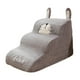 thumbnail image 5 of Escaleras para perros, escalones, rampa para mascotas con parte inferior antideslizante, suave para cama alta, escaleras para perros, rampa para cama, 3 pasos, 5 of 8