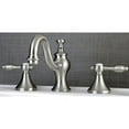 thumbnail image 2 of Kingston Brass Tudor Widespread Bathroom Faucet with Drain Assembly, 2 of 4