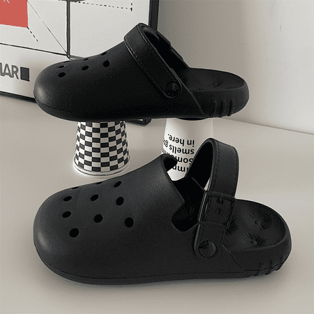 

Wish Women‘s Garden Clogs Shoes Sandals Slippers-Black(36/37 EU) S1453