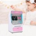 thumbnail image 3 of Freer ATM Electronic Piggy Bank 4 Money Cash Digit Password Coin Cash Bank Machine Toy Pink, 3 of 8
