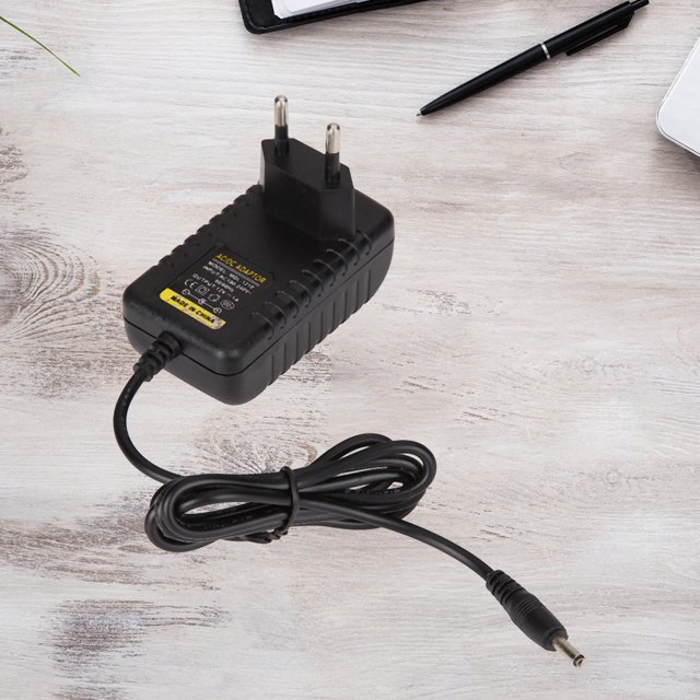 Adaptador Ca/Cc Adaptador de fuente de alimentación conmutada CA a CC 3,5 mm x 1,35 mm 12 V 1 A