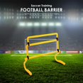 thumbnail image 4 of Barreras de Fútbol Likrtyny equipo de entrenamiento marco de barrera plegable Mini fútbol amarillo, 4 of 7
