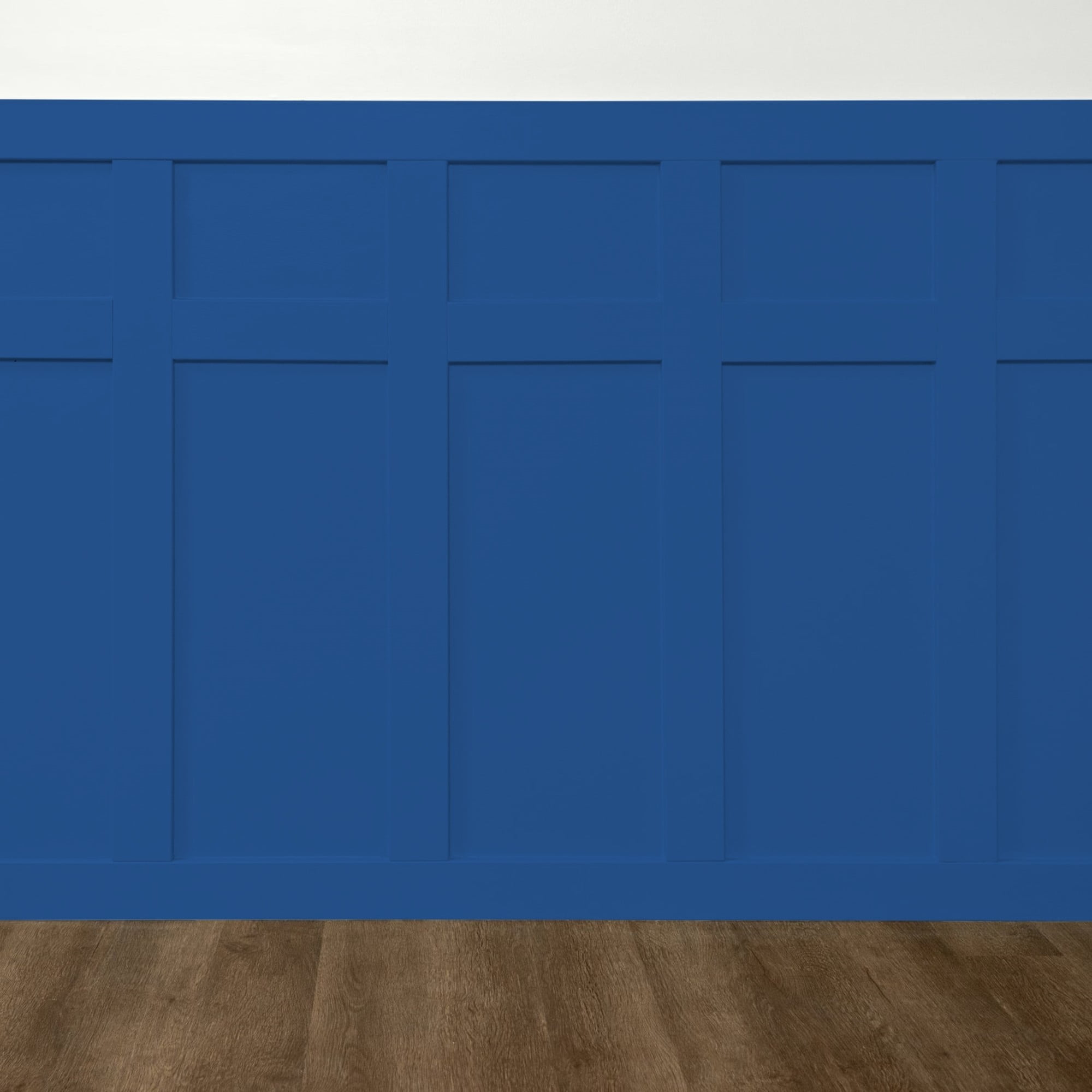 Glidden One Coat Brilliant Blue / Blue Semi-Gloss Interior Paint with Primer, 1 Gallon
