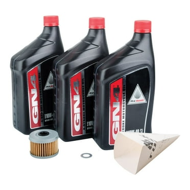 Tusk 4-Stroke Oil Change Kit Pro-Honda GN4 10W-40 for Honda TRX 450S/ES 4X4 Foreman 1998-2004
