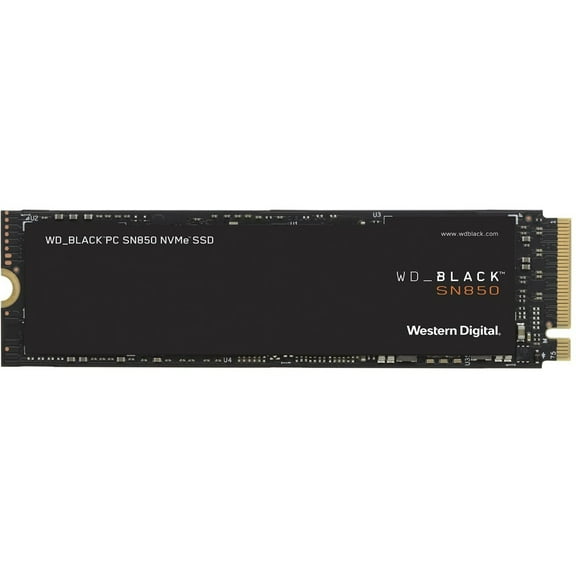 WD Black SN850 WDS500G1X0E 500 GB Solid State Drive, M.2 2280 Internal, PCI Express NVMe (PCI Express 4.0 x4)