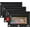 Black, variant on Pencil Pouch 3 Ring, Zipper Pencil Pouches Case Binder Cosmetic Bag Black 3 Pack