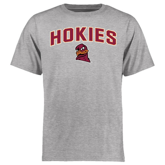 Men's Ash Virginia Tech Hokies Proud Mascot T-Shirt
