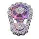 thumbnail image 5 of Cadenas De Piñones Juguete De Descompresión, Reduce La Ansiedad Alivio Del Estrés Bolsa De Almacenamiento Relajante Cadena De Bicicleta De Metal Engranajes Juguete Sensorial, 5 of 7