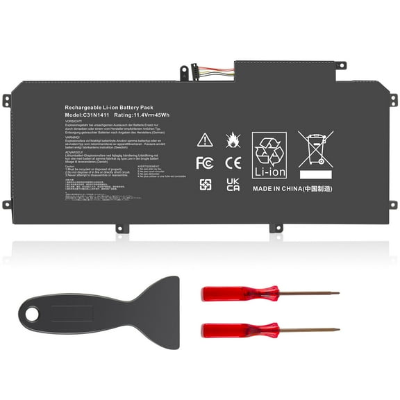 45Wh C31N1411 Battery for Asus ZenBook UX305 UX305F UX305FA UX305CA U305UA 11.4V