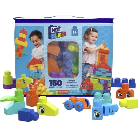 MEGA BLOKS Bigger Building Bag building set with 150 big building blocks