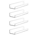 thumbnail image 3 of EIMELI Record Wall Shelf Vinyl Acrylic Display Shelves Mount Storage Holder Floating Standrack Book Album Ledge Shelf Clear, 3 of 6