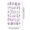 thumbnail image 3 of 5D Embossed Nail Art Stickers, 3D Floral Self-Adhesive Nail Decals, DIY Spring Nail Decoration for Women, 3 of 9