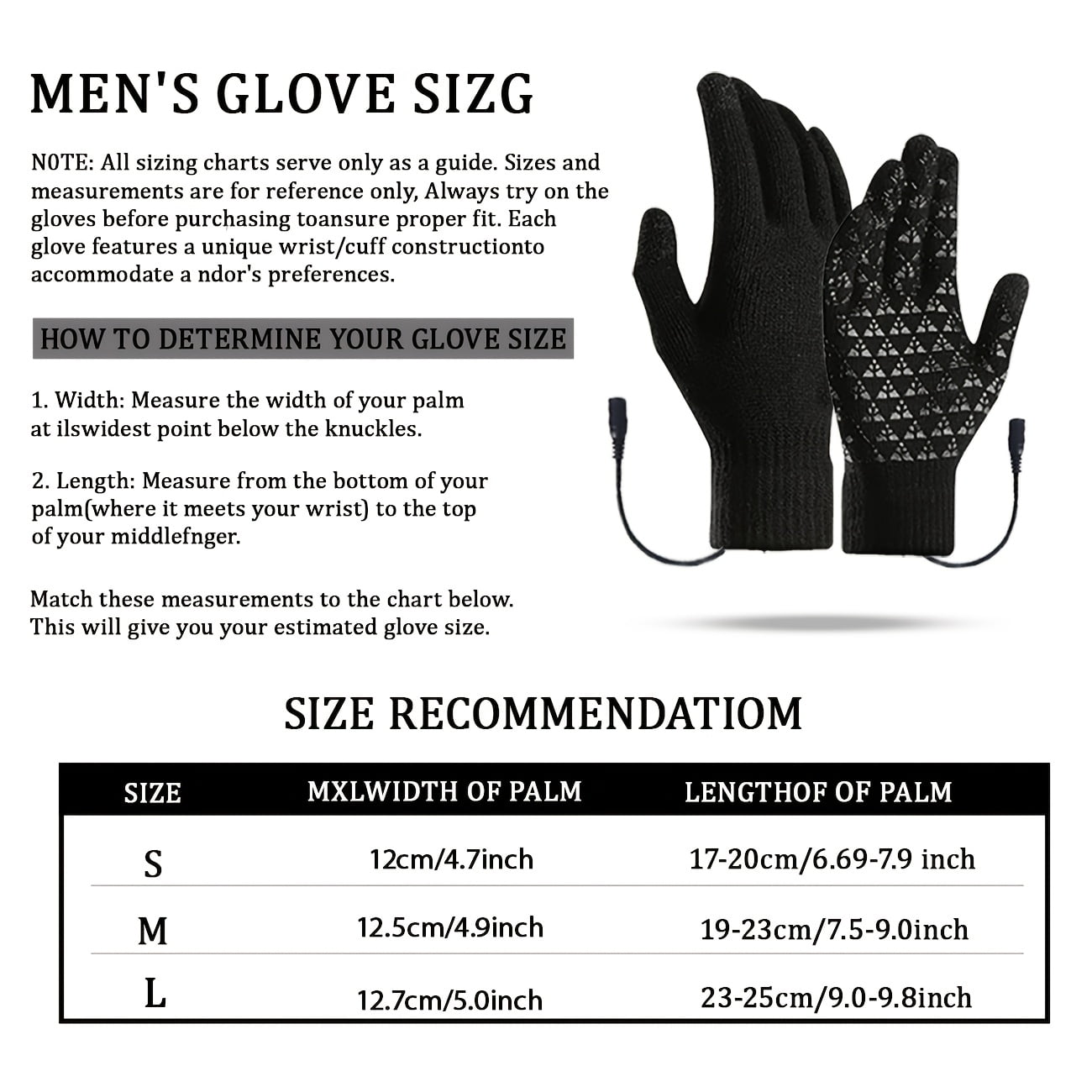 KELI Smart Heated Gloves – 3-Level Warming, USB Rechargeable, Touchscreen Compatible – Windproof & Waterproof for Skiing, Motorcycle Riding & Outdoor Work (Men & Women)