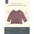 thumbnail image 5 of Modern Moments by Gerber Baby Neutral Long Sleeve Ruffle Hem Top, Sizes 0/3 Months - 24 Months, 5 of 6