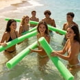 thumbnail image 5 of Solid Core Foam Noodle High Buoyancy Swim Float 3 x 59 in Durable EPE Pearl Rod for Water Training and Craft Projects Yellow 59Inch, 5 of 6