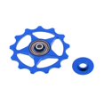 thumbnail image 4 of Bicicleta 13T Bicicleta De Aleación De Aluminio Rodamiento Jockey Rueda Trasera Azul Sharpla Rueda de la polea de la bici, 4 of 7