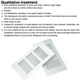 thumbnail image 4 of Grille d'Aération en Alliage d'Aluminium Argentée Couverture de Ventilation pour Placard RV, 4 of 7