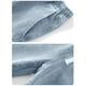 thumbnail image 4 of Pantalones de mezclilla rectos con bolsillos y estampado degradado vintage para hombre, 4 of 5