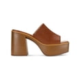 thumbnail image 2 of Sun + Stone Womens MARLENEE Faux Leather Slip On Heels, 2 of 3