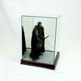thumbnail image 2 of 1/6th Scale Figurine Display Case - Comic Figurine - Crystal Clear Glass Protection - Cherry Moulding, 2 of 3