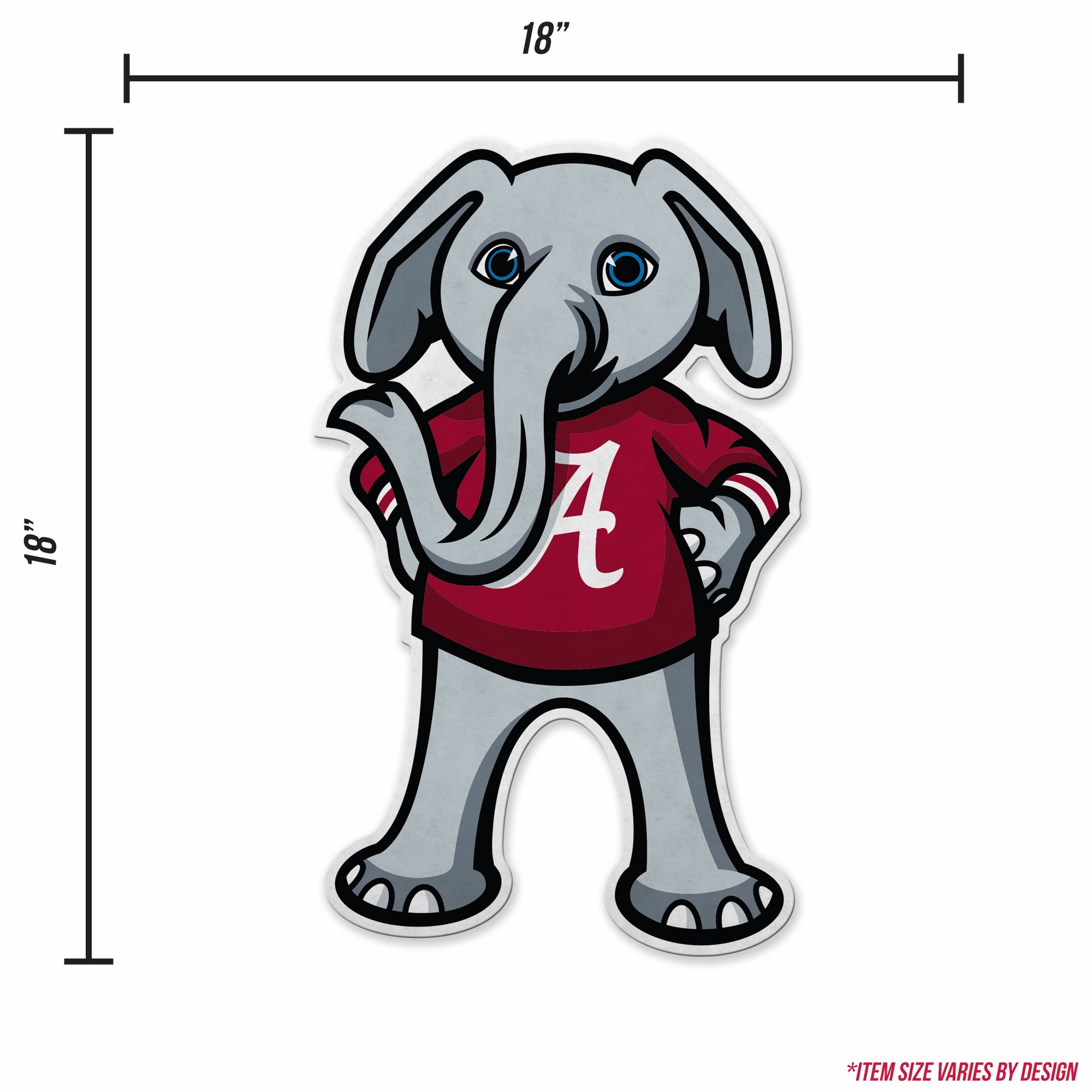 Rico Industries Alabama  College Classic Team Logo Shape Cut Pennant - Home and Living Room Décor - Soft Felt EZ to Hang